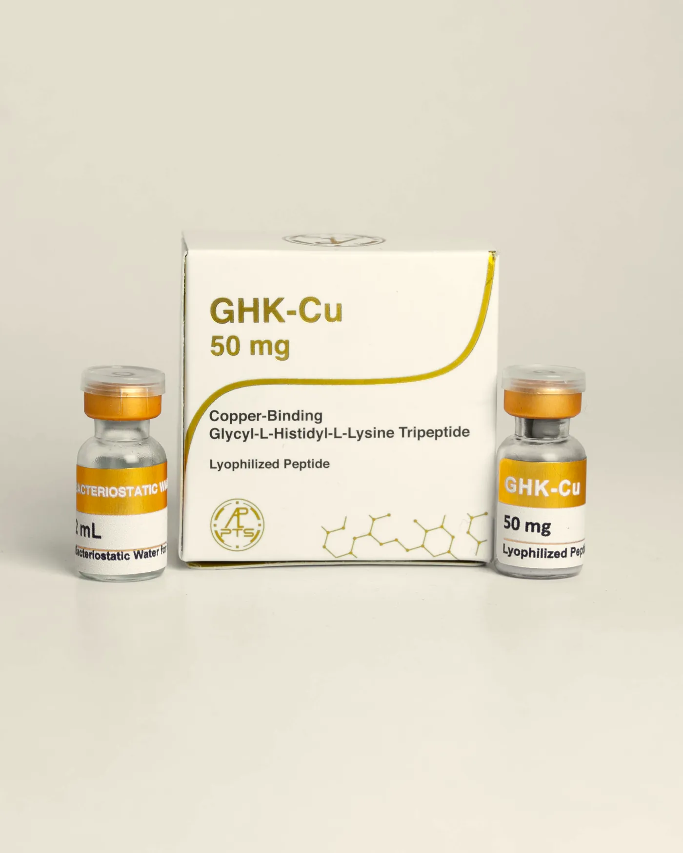 Caja y viales de GHK-Cu Gold
