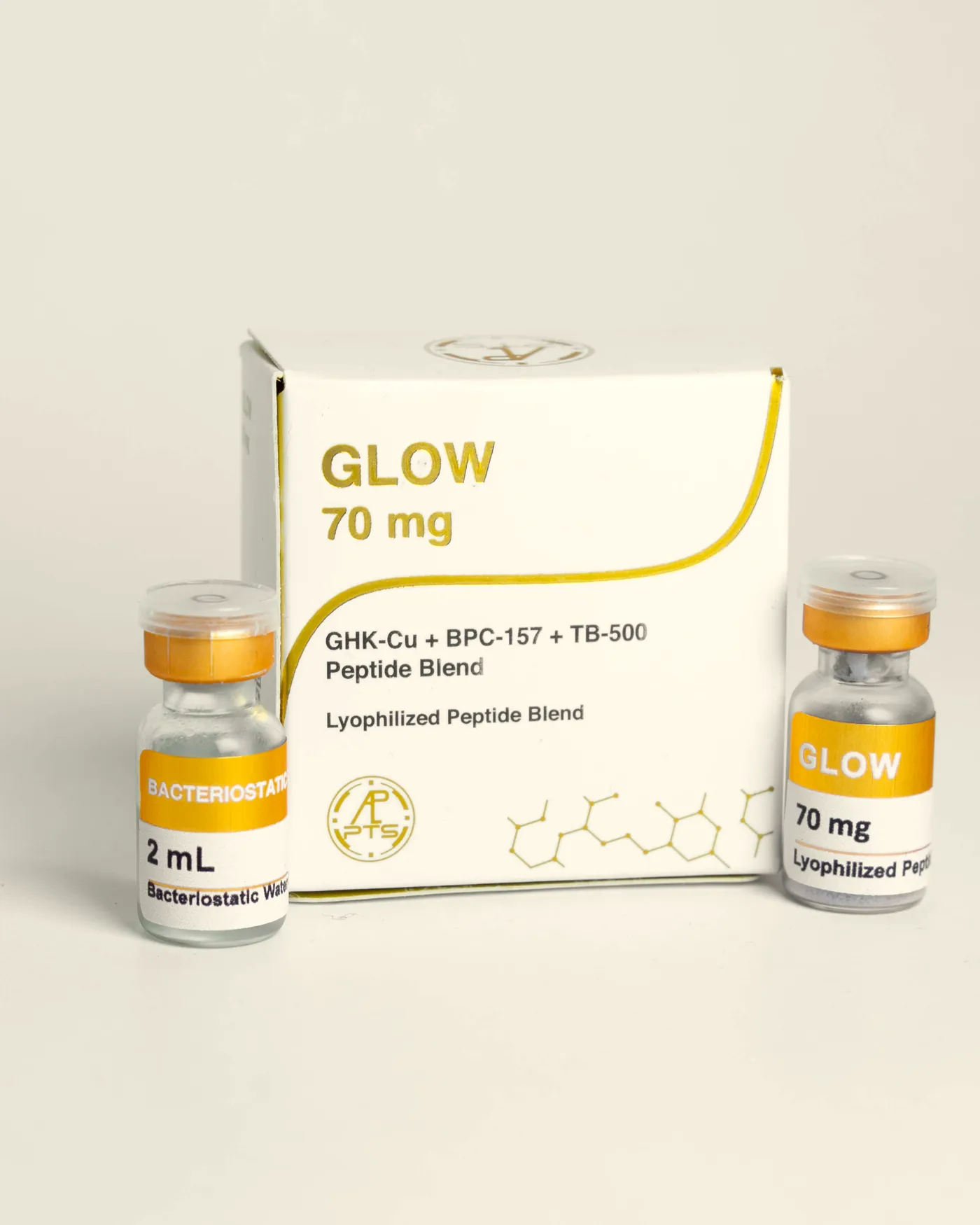 Caja y viales de Glow Gold
