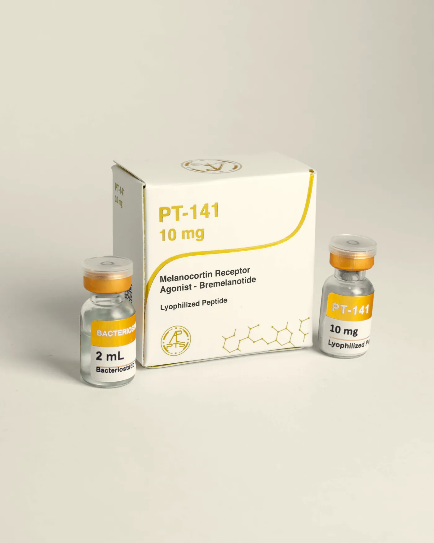 Caja y viales de PT-141 Gold