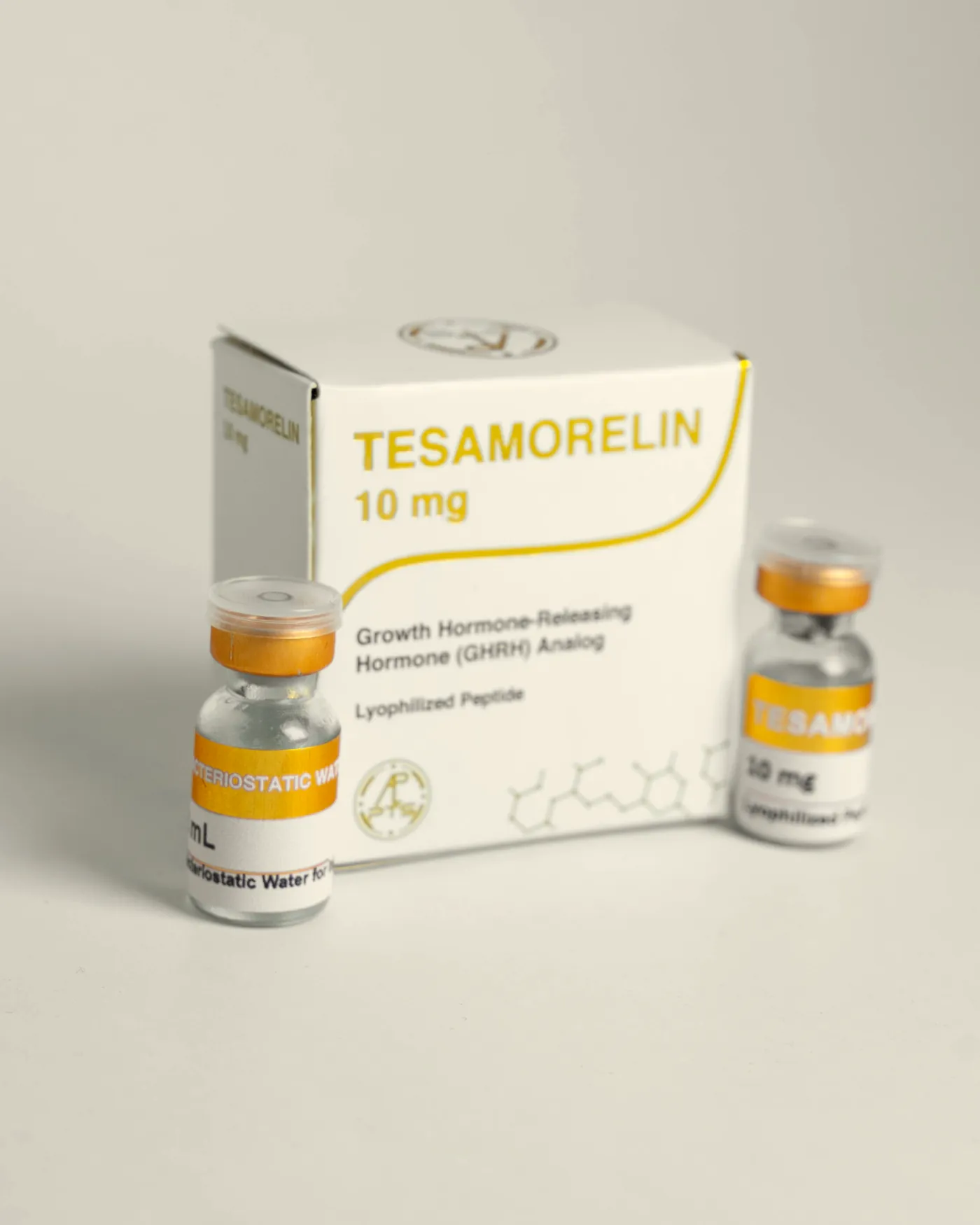 Caja y viales de Tesamorelin Gold